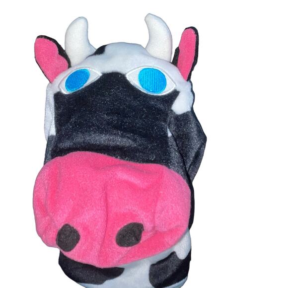 IKEA Hand Puppet Cow Klappar Lantlig Movable Mouth Plush Realistic Pretend 10" - Picture 11 of 11